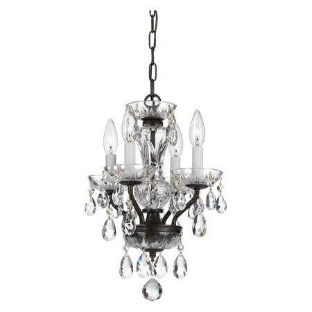 Calypso 3 Light Chrome Mini Chandelier Calypso 3 Light Chrome Mini Chandelier